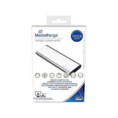 d3a44772-b9b7-493d-942e-96aac5f248d7 External SSD MEDIARANGE Read speed 450 MB/s Write speed 420 MB/s Form factor M.2 NVMe Yes 120 GB MR1100