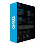 MOUSE USB OPTICAL G403/910-005633 LOGITECH