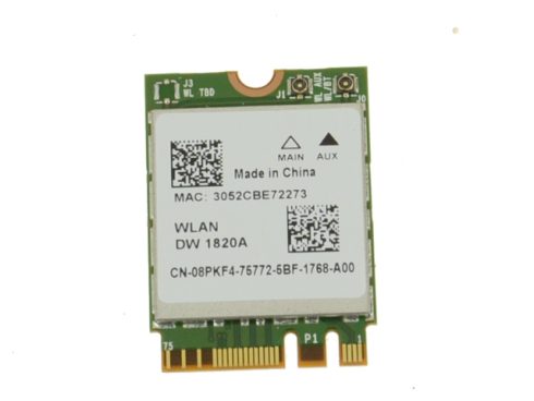 Dell 028D9J rev A00 (DW1820A) WiFi 5 ir Bluetooth 4.1 M.2 2230