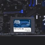 SSD PATRIOT P220 2TB SATA Write speed 500 MBytes/sec Read speed 550 MBytes/sec 2,5″ TBW 960 TB P220S2TB25