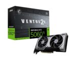 Graphics Card MSI NVIDIA GeForce RTX 5060 Ti 16 GB GDDR7 128 bit PCIE 5.0 16x Dual Slot Fansink 5060TI16GVENTUS2XOCPLUS