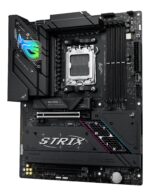 Mainboard ASUS AMD B850 SAM5 ATX Memory DDR5 Memory slots 4 1xPCI-Express 4.0 16x 1xPCI-Express 5.0 16x 4xM.2 1xHDMI 1xDisplayPort 12xUSB 2.0 3xUSB-C 1xUSB-C w/Thunderbolt 1xOptical S/PDIF 1xRJ45 2xAudio port STRIXB850-FGAMINGWIFI