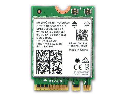 Intel Wireless-AC 9260NGW WiFi 5 ir Bluetooth 5.1 M.2 2230