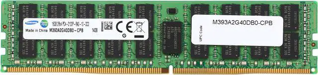 Samsung DDR4 ECC RDIMM Server Memory Samsung Server M393A2G40DB0/CPB 16GB DDR4 2133MHz RDIMM ECC (Atnaujinta)