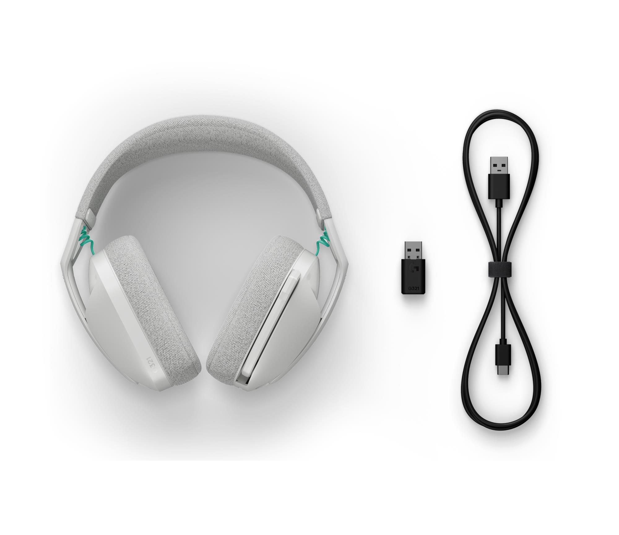 0372af49-b4cd-49f6-9b7d-0214eabccc31 HEADSET G321 LIGHTSPEED WRL/WHITE 981-001569 LOGITECH