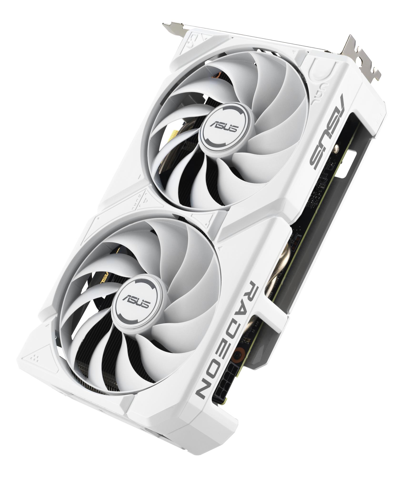 089453d2-447e-412c-81d6-26cefd6a6652 Graphics Card ASUS AMD Radeon RX 9060 XT 16 GB GDDR6 PCI Express 5.0 Active DUAL-RX9060XT-16G-WH