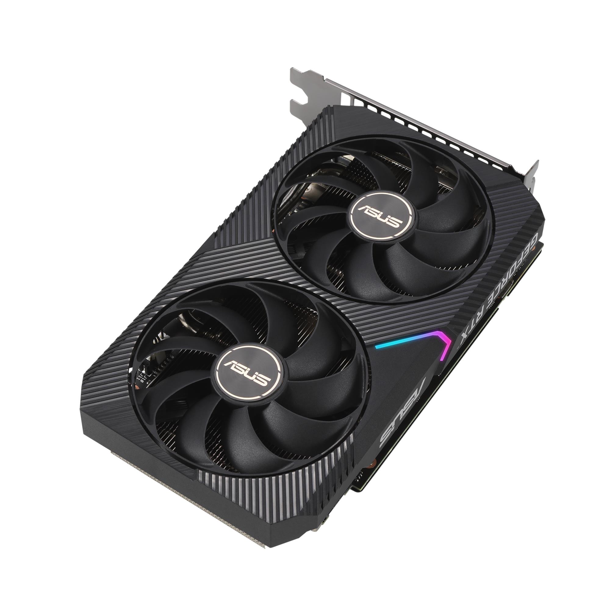 0bc5603e-71d1-4702-b3e8-310db507b311 Graphics Card ASUS NVIDIA GeForce RTX 3060 12 GB 192 bit PCIE 4.0 16x GDDR6 GPU 1837 MHz 1xHDMI 3xDisplayPort DUAL-RTX3060-O12G-V2
