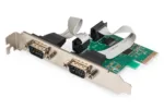 Digitus 2-Port Serial Interface Card, PCIe DS-30000-1 PCIe