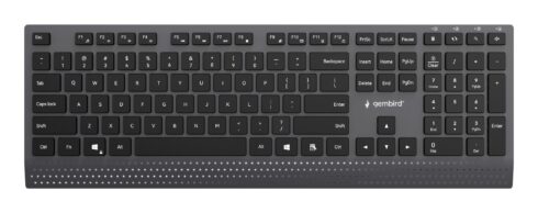 KEYBOARD MULTIMEDIA USB ENG/BLACK KB-MCH-06 GEMBIRD