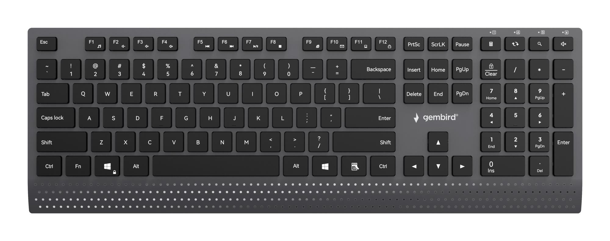 29272771-83d8-48a4-af08-1733b9c77e84 KEYBOARD MULTIMEDIA USB ENG/BLACK KB-MCH-06 GEMBIRD
