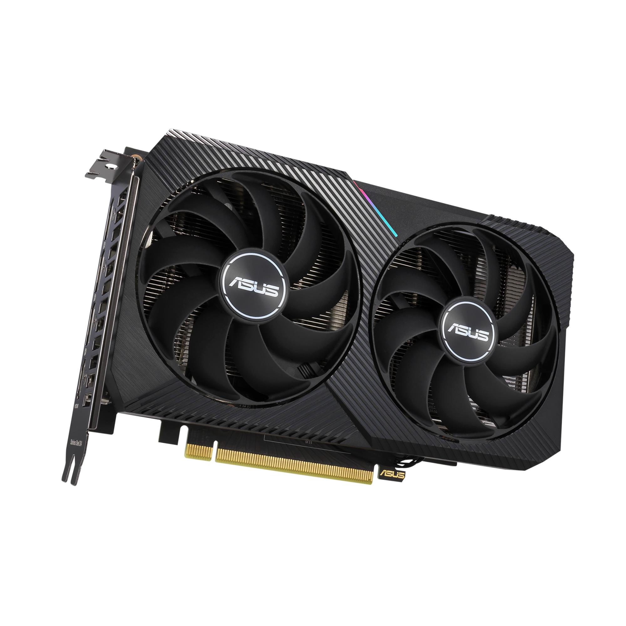 2fc1ccc5-507f-4bf1-ae0c-ff899b4ba8b1 Graphics Card ASUS NVIDIA GeForce RTX 3060 12 GB 192 bit PCIE 4.0 16x GDDR6 GPU 1837 MHz 1xHDMI 3xDisplayPort DUAL-RTX3060-O12G-V2
