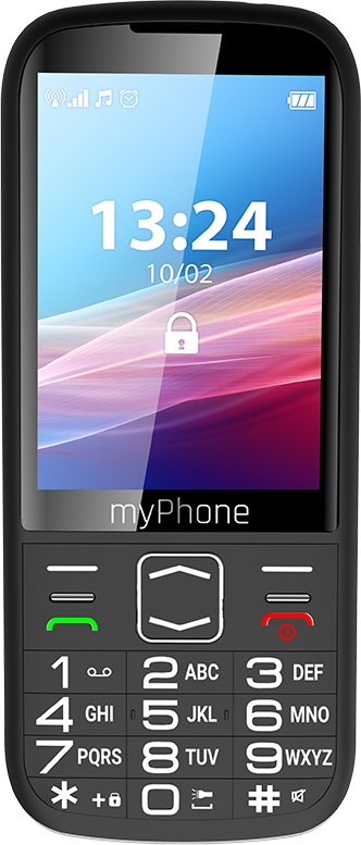 myPhone HALO 4 LTE Black 3.5 ” TFT 128 MB 64 MB Dual SIM 3G Bluetooth Main camera resolution 2 MP 2500 mAh