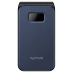 myPhone Flip LTE Navy Blue 2.8 ” TFT 48 MB 128 MB 3G Bluetooth 2.1 USB version Type-C Built-in camera Main camera resolution 1.3 MP 1000 mAh