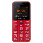 myPhone Halo Easy Red 1.77 ” TFT 24 MB 32 MB Single SIM Bluetooth Main camera resolution 0.3 MP 1000 mAh