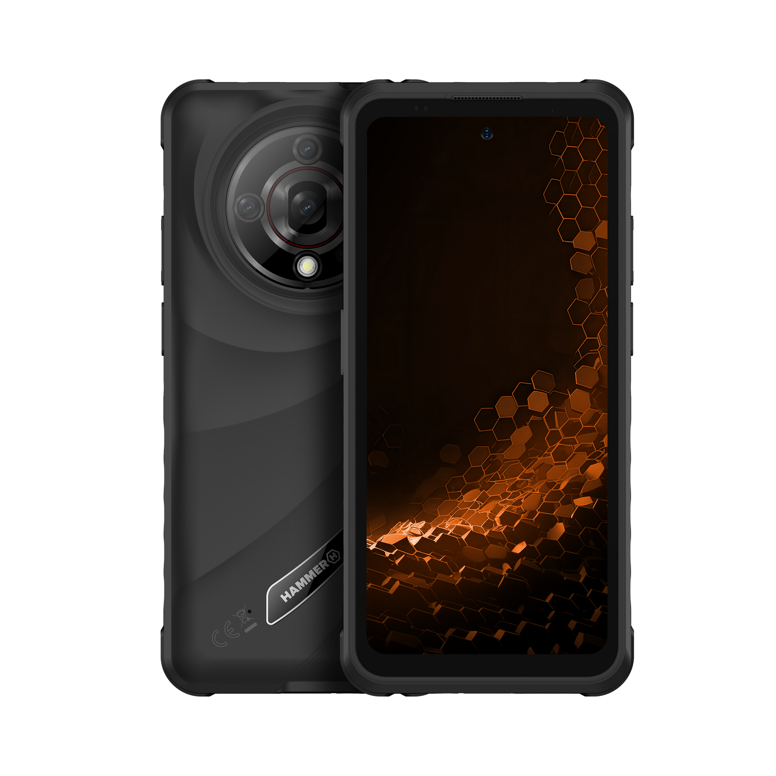 485335-tel001051-5902983638285-0.webp Hammer Iron 6 Black 6.56 ” IPS 1612 x 720 pixels Mediatek Dimensity 6300 Internal RAM 6 GB 128 GB microSD Dual SIM 4G 5G Main camera resolution 64 MP Android 15 6050 mAh