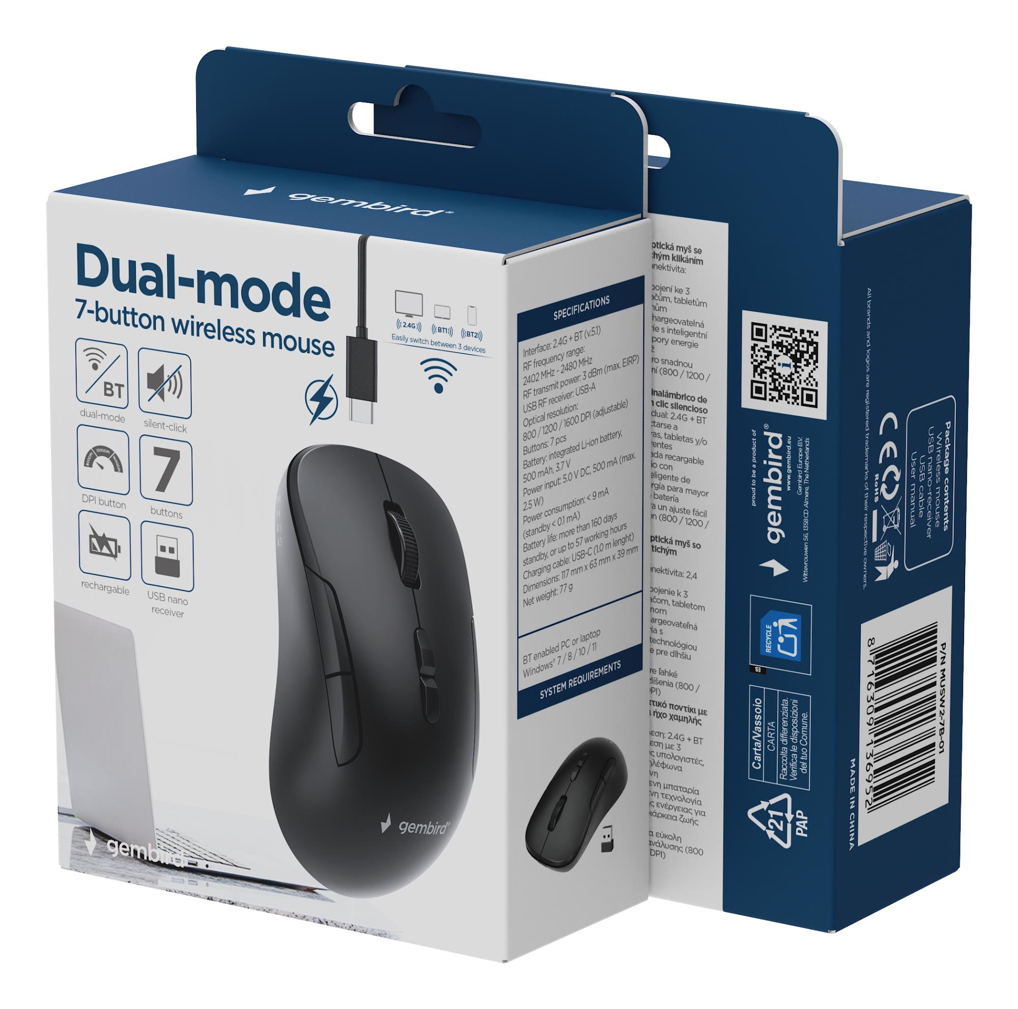 4c1361ee-e1a1-41cb-a2e5-0a0812339793 MOUSE USB OPTICAL WRL/MUSW2-7B-01 GEMBIRD