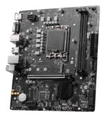 Mainboard MSI Intel H610 LGA1700 MicroATX Memory DDR4 Memory slots 2 1xPCI-Express 1x 1xPCI-Express 16x 1xM.2 1x15pin D-sub 1xHDMI 4xUSB 2.0 2xUSB 3.2 1xPS/2 1xRJ45 3xAudio port PROH610M-EDDR4