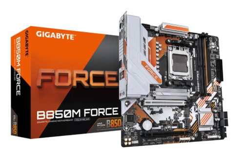 Mainboard GIGABYTE AMD B850 Socket AM5 micro ATX RAM DDR5-SDRAM 2xSlots 3xNumber of M.2 (M) slots B850MFORCE1.1