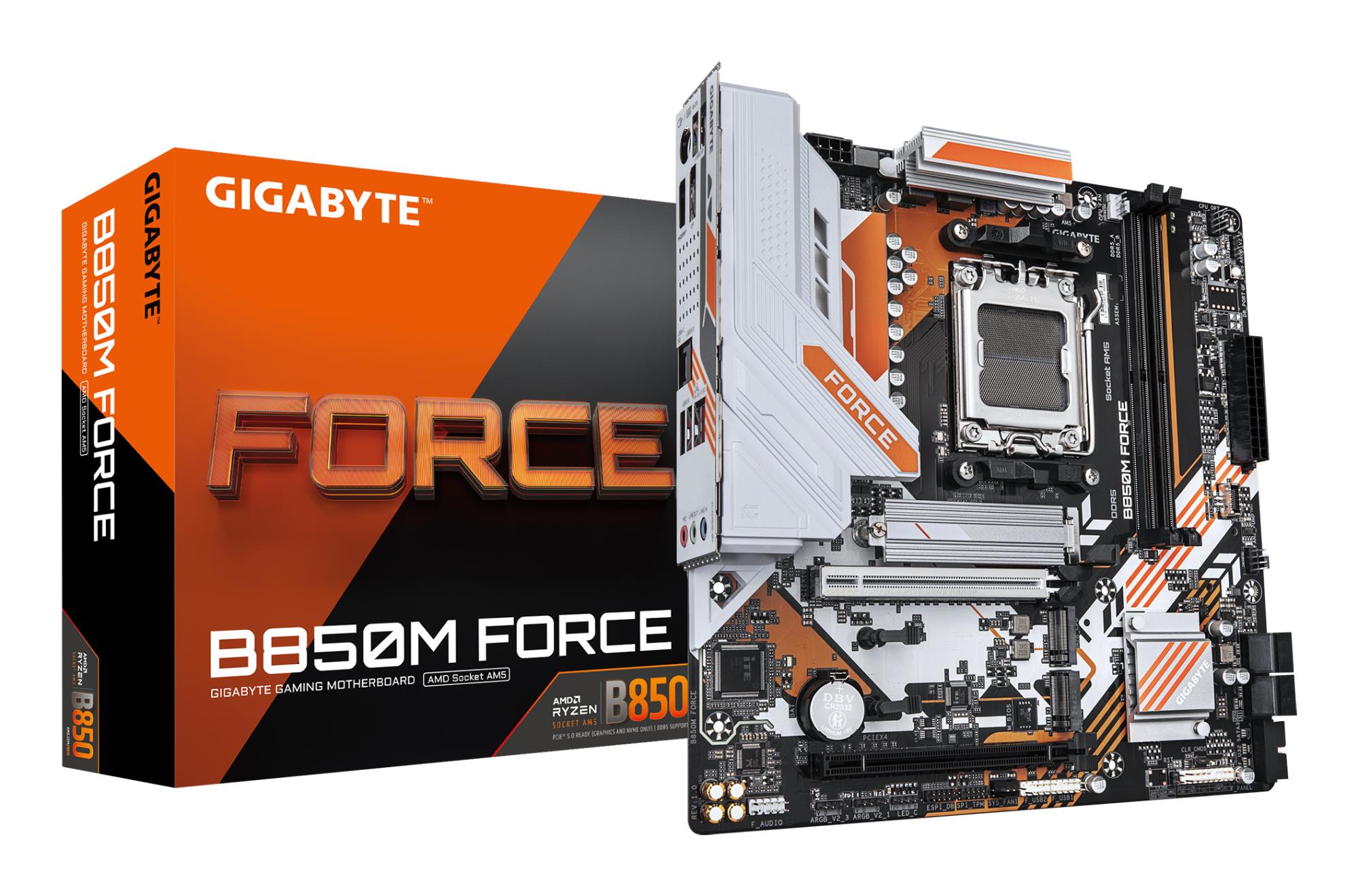 5094ae7a-fd74-4297-8f13-abe6f4050805 Mainboard GIGABYTE AMD B850 Socket AM5 micro ATX RAM DDR5-SDRAM 2xSlots 3xNumber of M.2 (M) slots B850MFORCE1.1