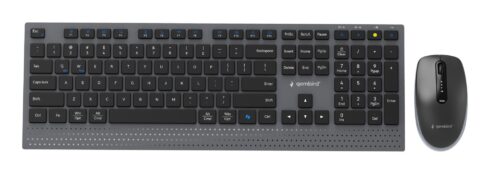 KEYBOARD +MOUSE WRL ENG/BK KBS-WPS-02 GEMBIRD