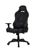 Arozzi Metal/Reinforced nylon Gaming Chair Torretta Soft Fabric Pure Black