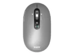 PORT CONNECT Mouse PURE MAC Wireless Bluetooth Gris clair