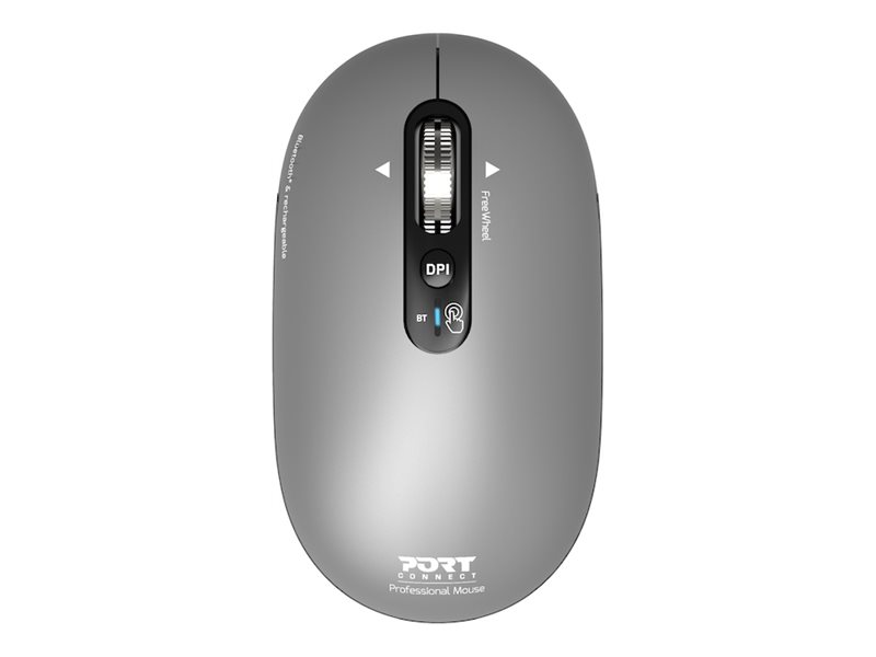 606779-910009-3567049100094-0.webp PORT CONNECT Mouse PURE MAC Wireless Bluetooth Gris clair