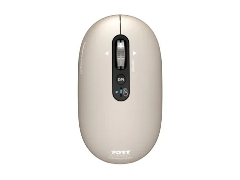 PORT CONNECT Mouse PURE MAC Wireless Bluetooth Beige Perle