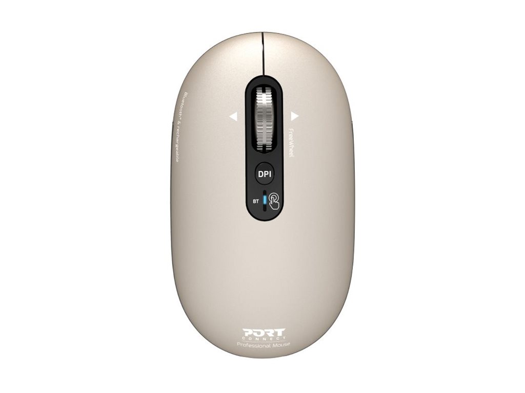 606784-910504-3567049105044-0.webp PORT CONNECT Mouse PURE MAC Wireless Bluetooth Beige Perle