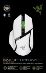 Razer Gaming Mouse Basilisk V3 X HyperSpeed Wireless Bluetooth White