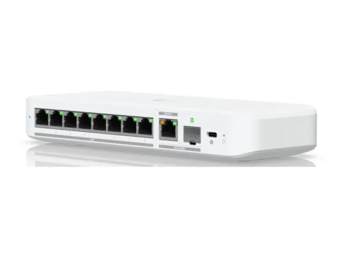 Ubiquiti Flex 2.5G   Flexible, 8-port 2.5 GbE switch   Desktop   Managed   10 Gbps (RJ-45) ports quantity 1   SFP+ ports quantity 1