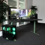 Arozzi Gaming Desk Arena Medium Forest Green