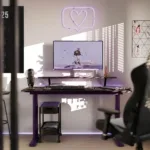 Arozzi Gaming Desk Arena Medium Purple