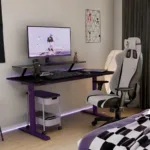 Arozzi Gaming Desk Arena Medium Purple