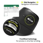 PORT CONNECT Mouse ERGO AUDITOR Wireless Bluetooth, 2.4 GHz Black