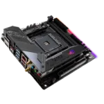 Asus ROG STRIX X570-I GAMING Processor family AMD Processor socket AM4 DDR4 Supported hard disk drive interfaces SATA, M.2 Number of SATA connectors 4