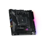 Asus ROG STRIX X570-I GAMING Processor family AMD Processor socket AM4 DDR4 Supported hard disk drive interfaces SATA, M.2 Number of SATA connectors 4