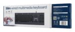 KEYBOARD MULTIMEDIA USB ENG/BLACK KB-MCH-06 GEMBIRD