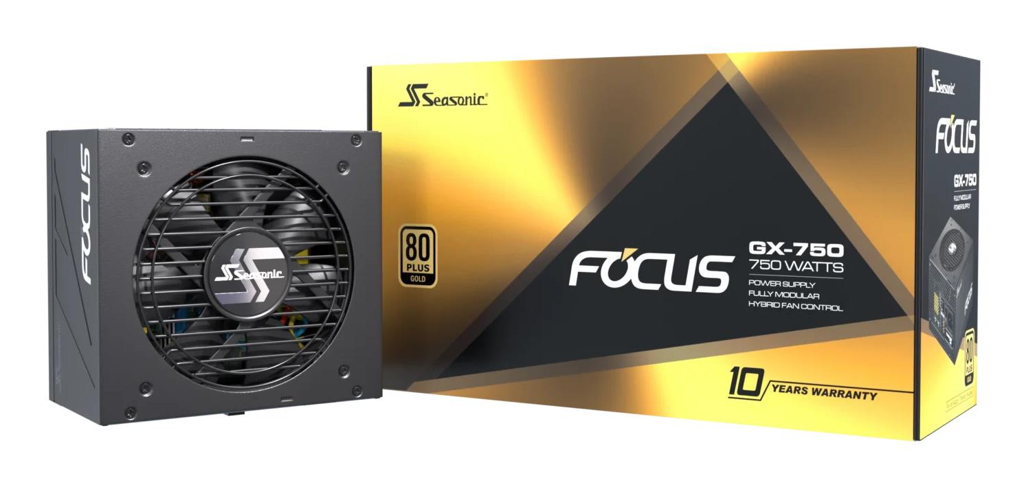 649f9440-9dae-4185-9281-696e0908c4dd Power Supply SEASONIC FOCUS-GX-750-ATX31 750 Watts Efficiency 80 PLUS GOLD MTBF 100000 hours FOCUS-GX-750-ATX31