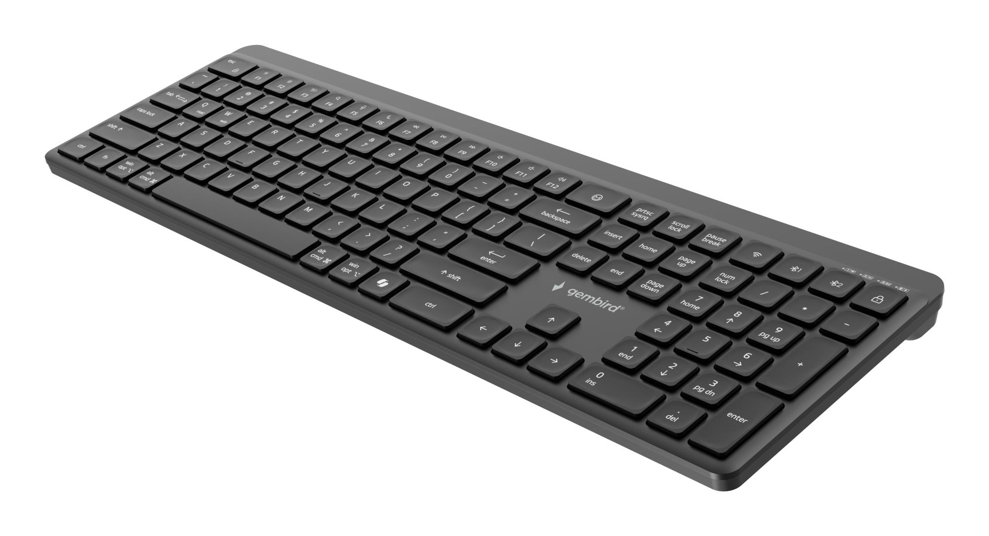 93c5cdde-0770-4387-954a-417cf6ae6dee KEYBOARD WRL SLIM 2.4G+BT US/KB-WPS-03 GEMBIRD