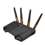 Wireless Router ASUS Wireless Router 3000 Mbps Mesh Wi-Fi 5 Wi-Fi 6 IEEE 802.11a/b/g IEEE 802.11n USB 3.1 1 WAN 4×10/100/1000M Number of antennas 4 TUF-AX3000