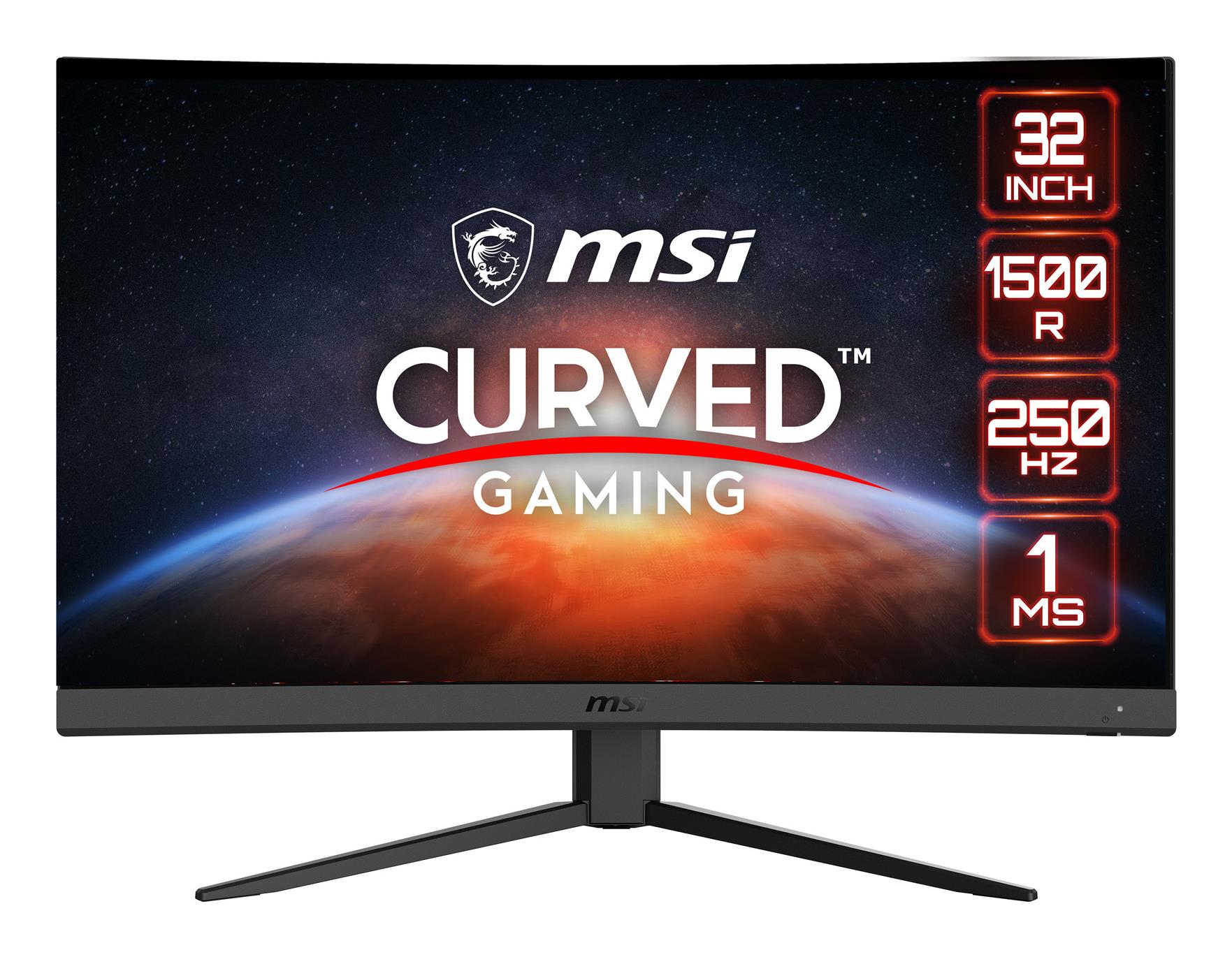 95e28844-5fc3-4628-905b-7c1c152af4d8 LCD Monitor MSI G32C4X 31.5″ Gaming/Curved Panel VA 1920×1080 16:9 250Hz Matte 1 ms Tilt Colour Black G32C4X