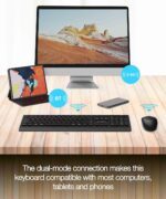 KEYBOARD +MOUSE WRL ENG/BK KBS-WPS-02 GEMBIRD