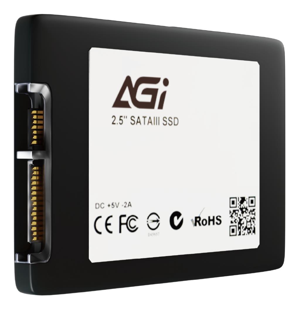b03e2877-359a-40f7-bd9f-b2af601c3288 SSD AGI TECHNOLOGY 512 GB Serial ATA III Write speed 510 MB/s Read speed 530 MB/s Hanging box 2.5″ MTBF 1500000 h AGI512G25AI238-CB
