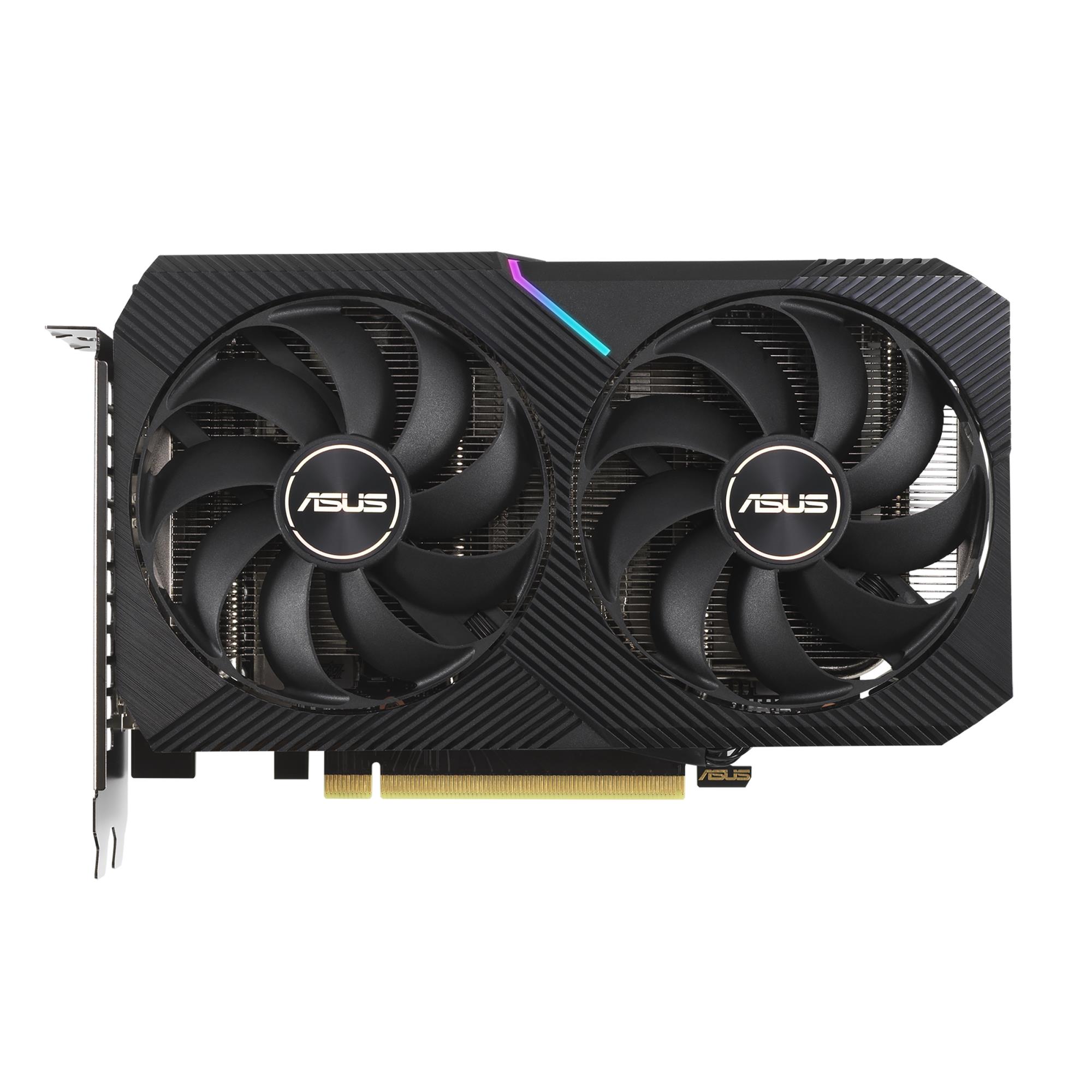 bf2a5598-103b-4d10-9511-d00a5c83209f Graphics Card ASUS NVIDIA GeForce RTX 3060 12 GB 192 bit PCIE 4.0 16x GDDR6 GPU 1837 MHz 1xHDMI 3xDisplayPort DUAL-RTX3060-O12G-V2