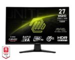 LCD Monitor MSI MAG 274CQF 27″ Gaming/Curved Matte Panel VA 2560×1440 16:9 180Hz 0.5 ms Colour Black MAG274CQF