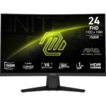 LCD Monitor MSI MAG 244C 23.6″ Gaming/Curved/Frameless Matte Panel VA 1920×1080 16:9 180Hz 1 ms MAG244C