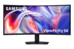 LCD Monitor SAMSUNG 40 ” 5120 x 2160 pixels WUHD Native aspect ratio 21:9 LCD Curved LS40H850TAUXEN