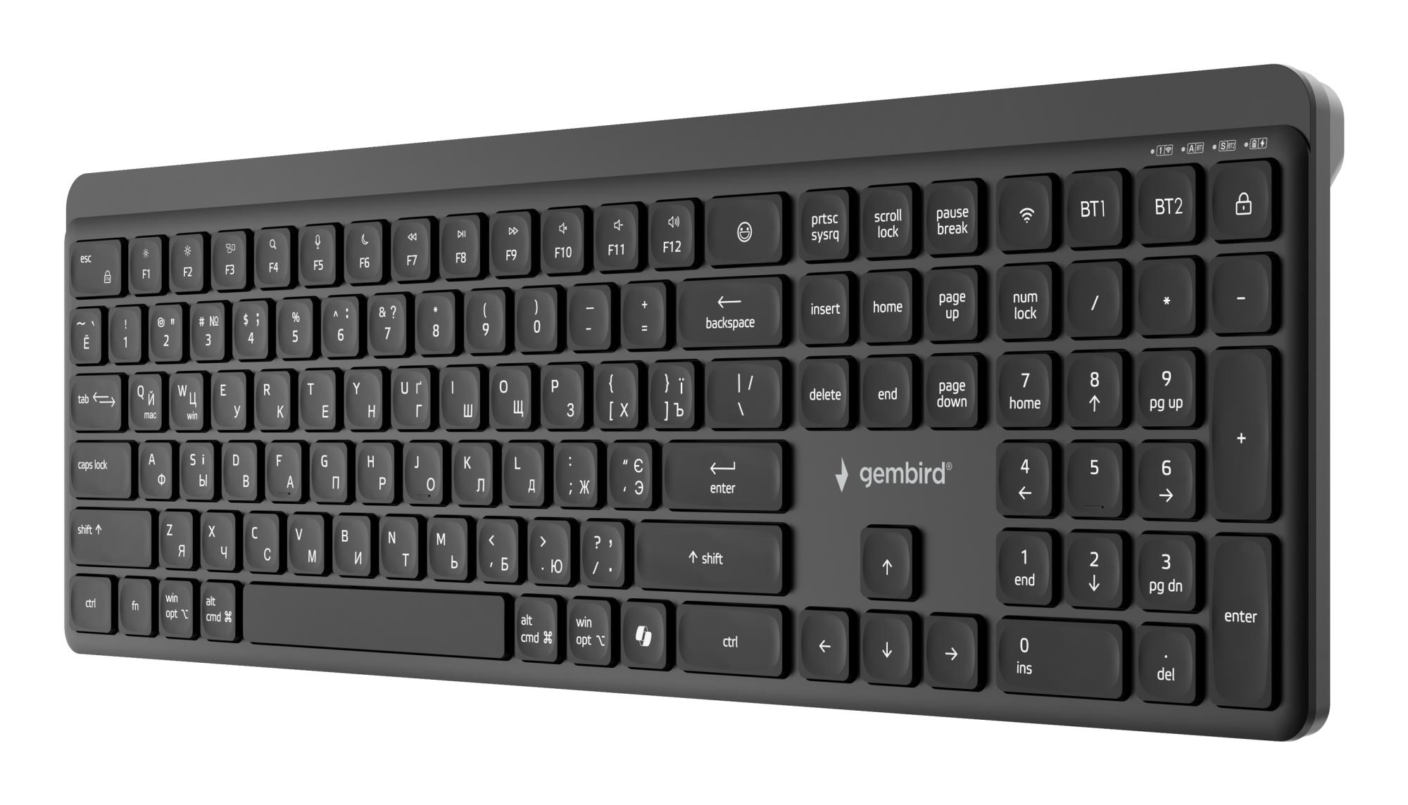 cb435287-8105-4498-8cd4-7c776b6631a2 KEYBOARD WRL SLIM BT CYRILLIC/KB-WPS-03-CYRL GEMBIRD