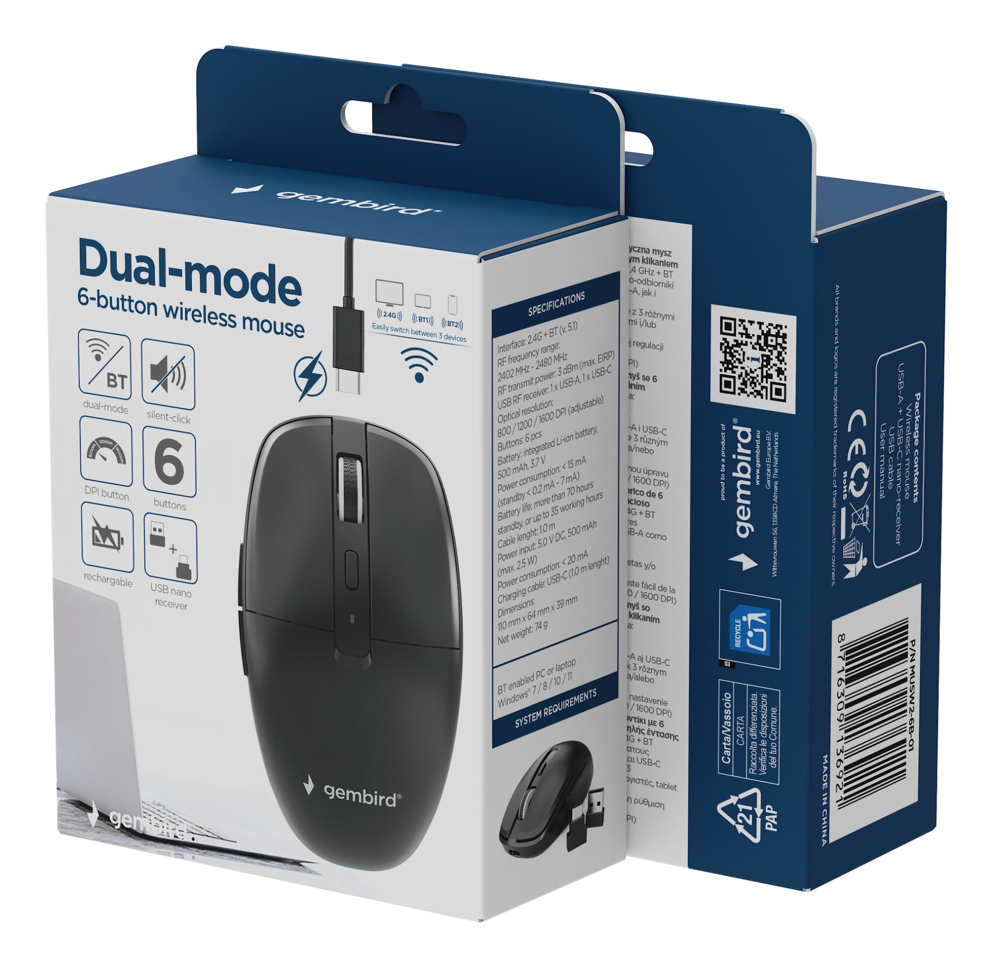 d5f79904-e0df-429b-b6e5-4ad396abf7df MOUSE USB OPTICAL WRL/MUSW2-6B-01 GEMBIRD